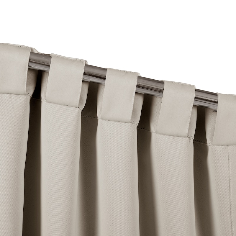 Porch & Den Linda Insulated Back Tab Blackout Window Curtain Panel Pair