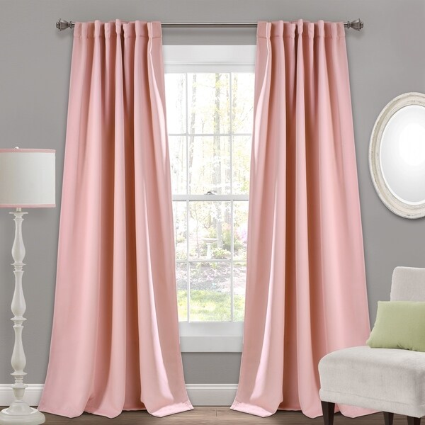 Porch & Den Linda Insulated Back Tab Blackout Window Curtain Panel