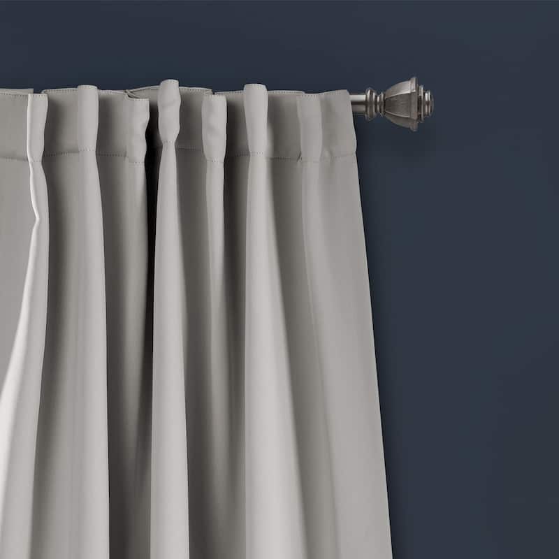 Porch & Den Linda Insulated Back Tab Blackout Window Curtain Panel Pair