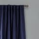 preview thumbnail 15 of 35, Porch & Den Linda Insulated Back Tab Blackout Window Curtain Panel Pair