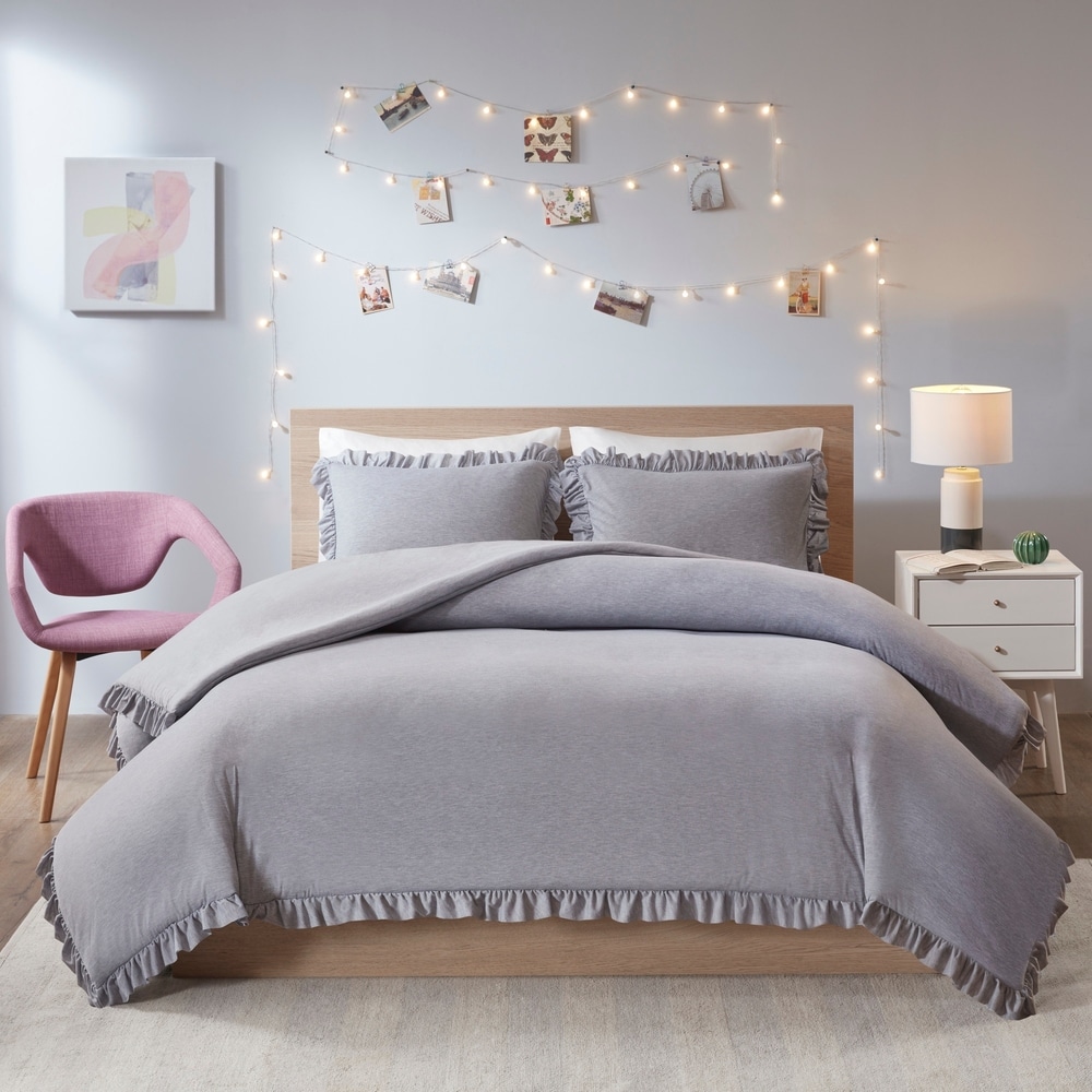 grey childrens bedding