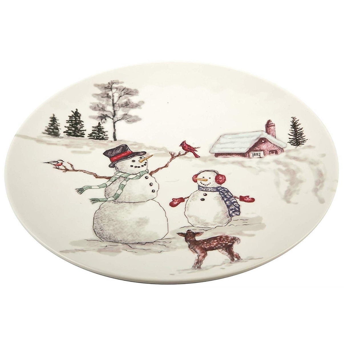 christmas melamine dinnerware