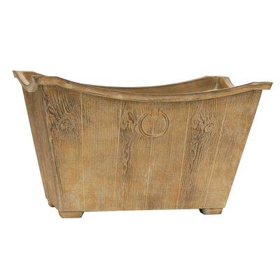 Happy Planter Planter, 12" x 12" x 11.2", Ash Stone