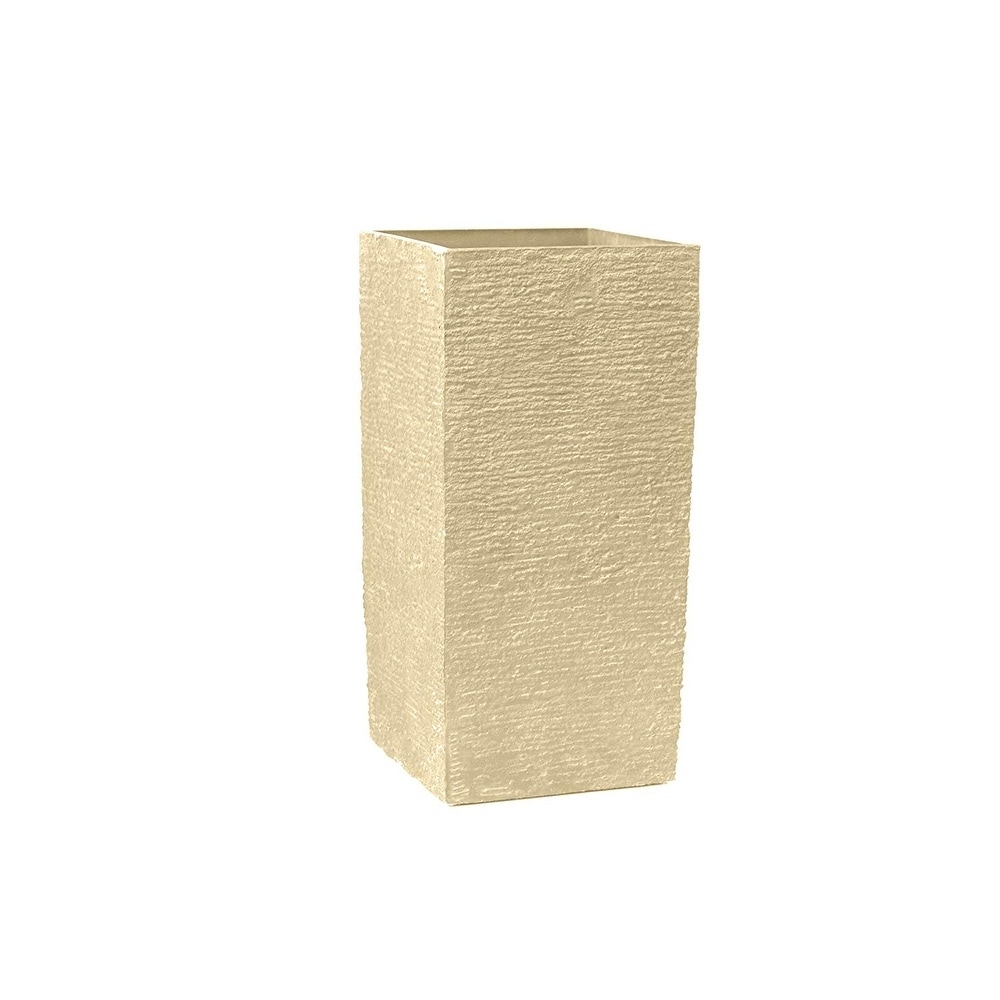 Happy Planter Planter 15 7 X 15 7 X 32 1 Antique Beige Overstock 27146103