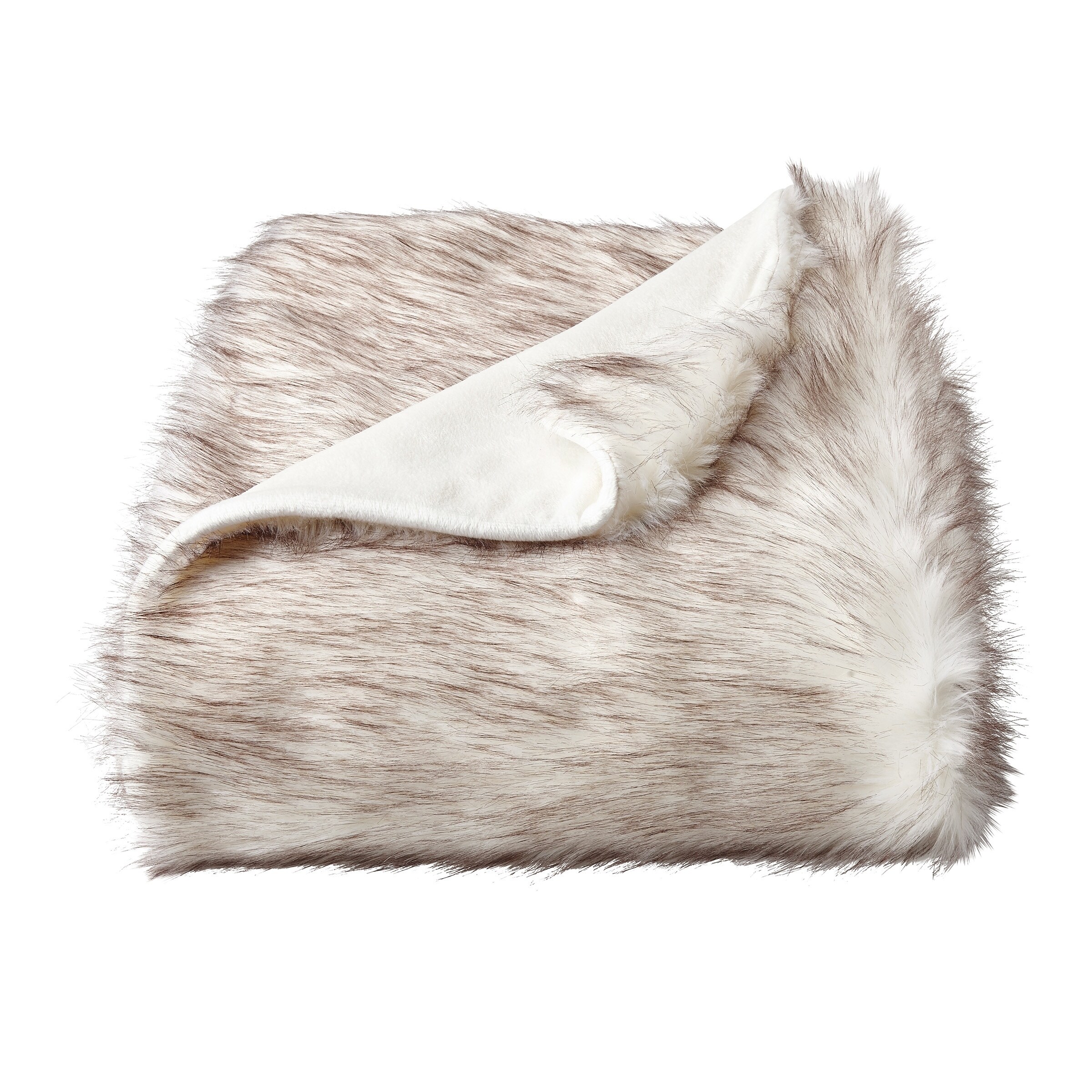 Porch & Den Maplewild Pearl White Hypoallergenic Faux Fur