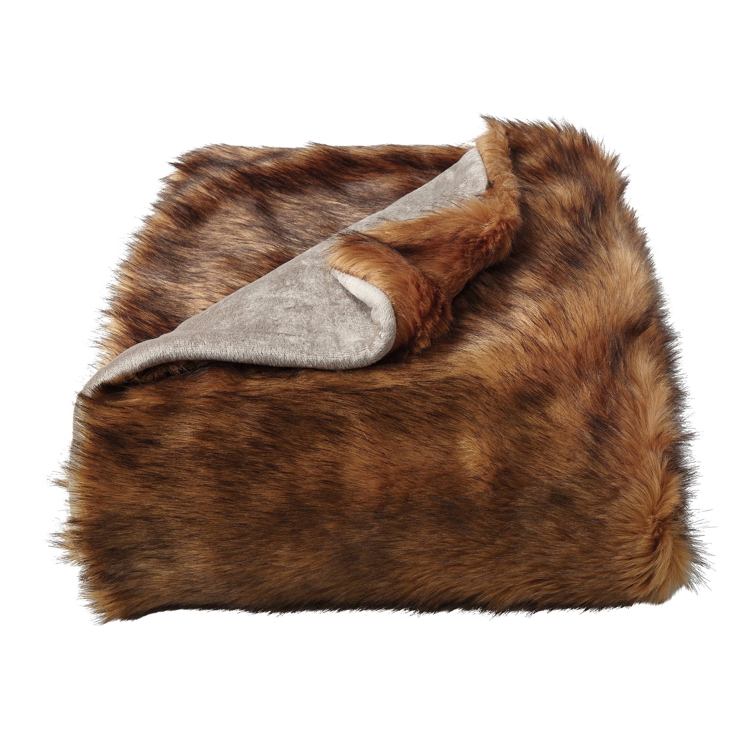 Faux Fur Throw Blanket - 60x70 HypoallergenicPremium Imitation
