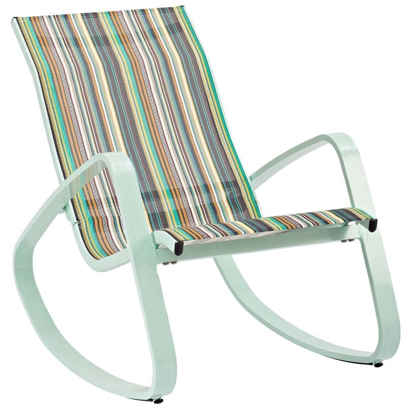 Havenside Home Coffman Cove Rocking Outdoor Mesh Lounge Chair (Set of 2)