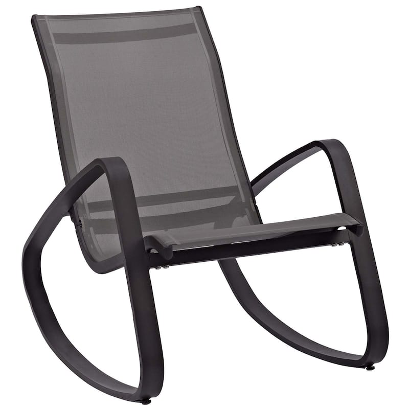Havenside Home Coffman Cove Rocking Outdoor Mesh Lounge Chair (Set of 2)