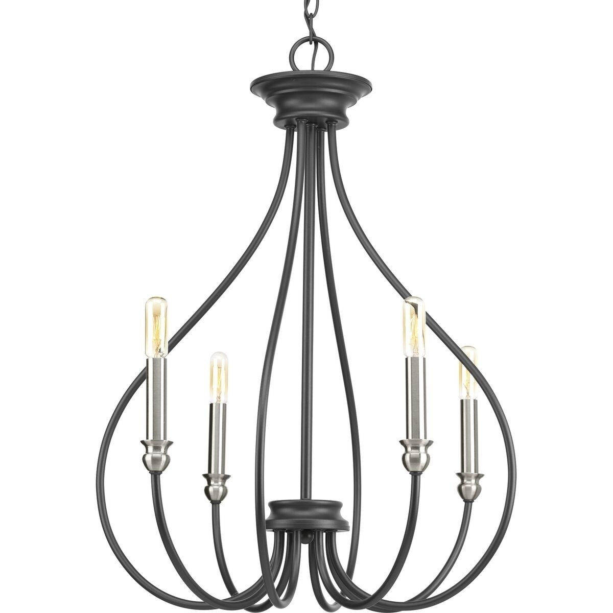 Whisp Collection Four-Light Chandelier - Chandeliers For Bedrooms by Overstock.com