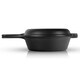 preview thumbnail 2 of 2, Commercial Chef CHFL344 3 Quart Dutch Oven w Skillet Lid