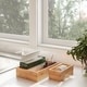 preview thumbnail 4 of 4, Bamboo Drawer Organizer - 5-Compartment Modular Box Set by Lavish Home (Natural Finish)