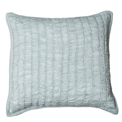 Cottage Home Ruched Seaglass Cotton Sham
