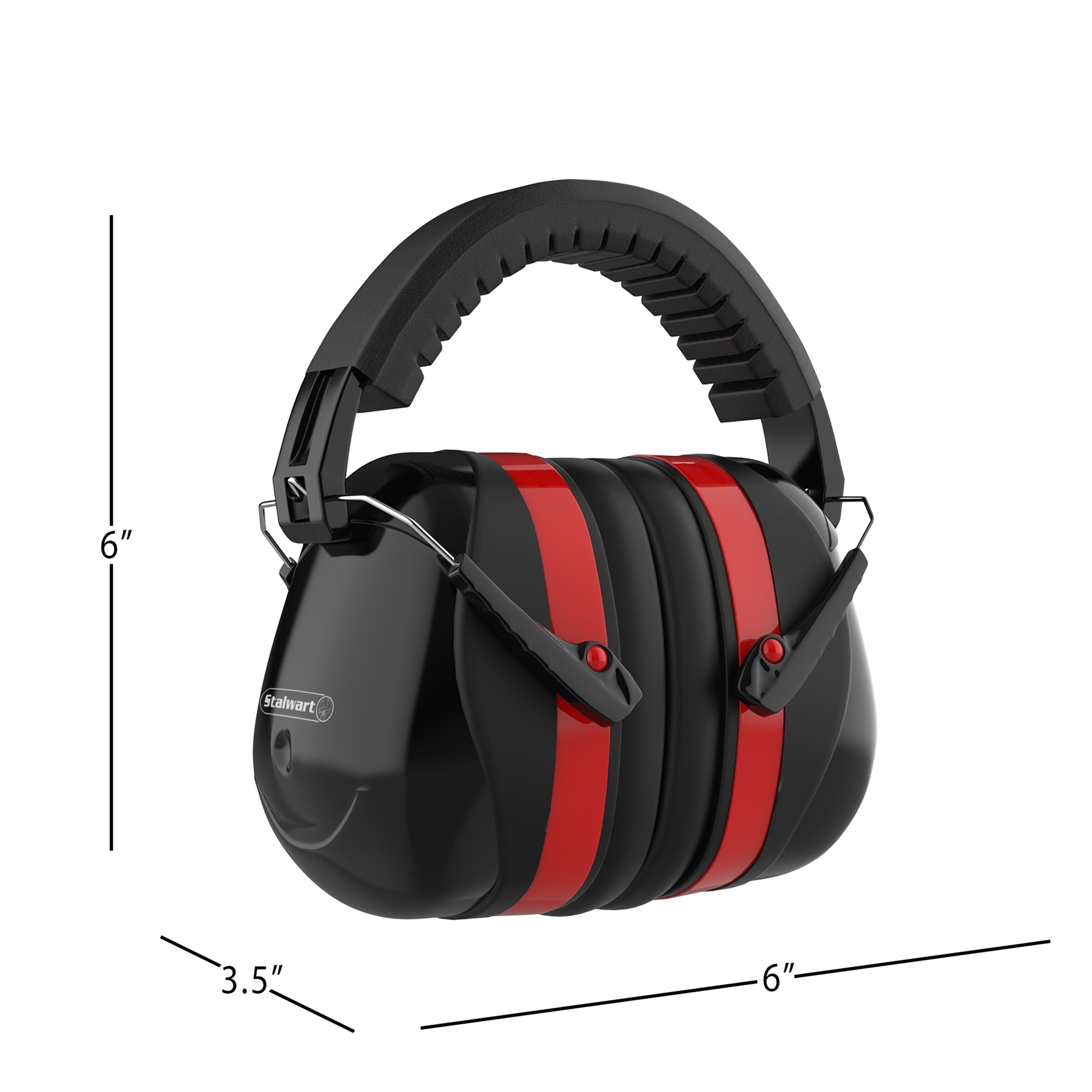 Ear Muffs Foldable 30 Db Noise Reduction Hearing Protection With Adjustable Headband Indoor And Outdoor Work By Stalwart Overstock