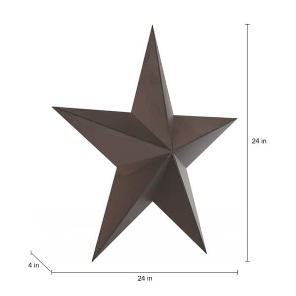 Barn Star 24 Inch Metal Indoor Rustic Farmhouse Barn Star 24 Inch Metal Indoor Rustic Farmhouse