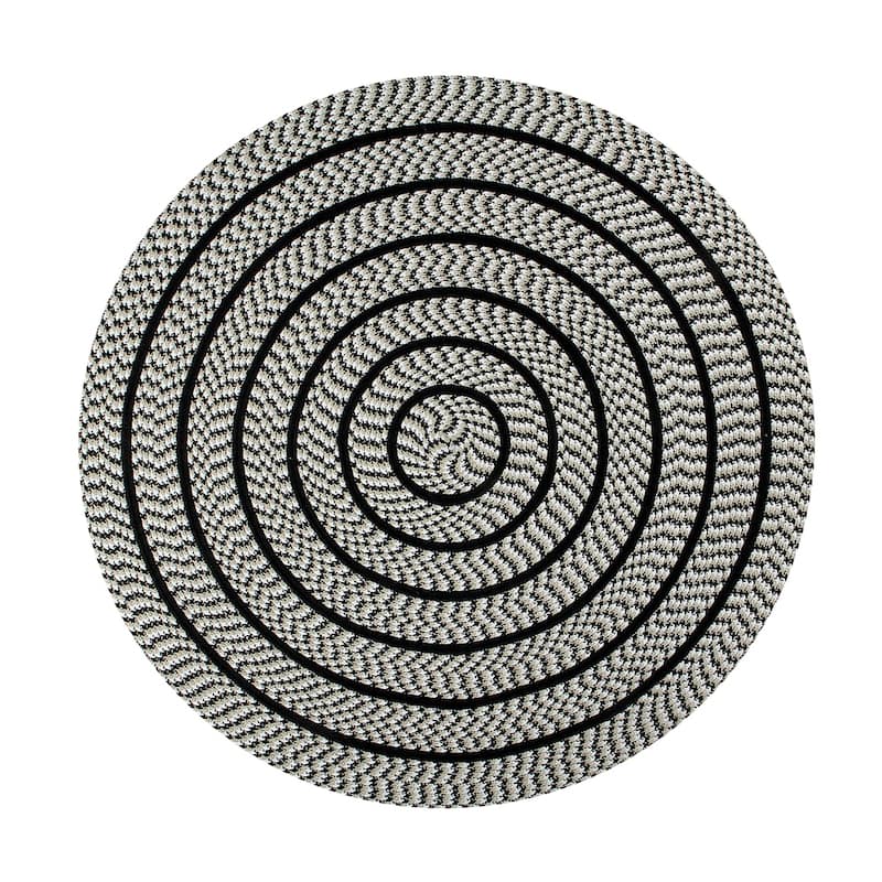 Better Trends Chenille Solid & Tweed Braid Collection is Durable and Stain Resistant Reversible Indoor Area Utility Rug