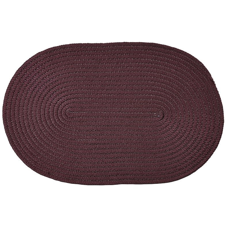 Better Trends Country Braided Reversible Indoor Area Rug