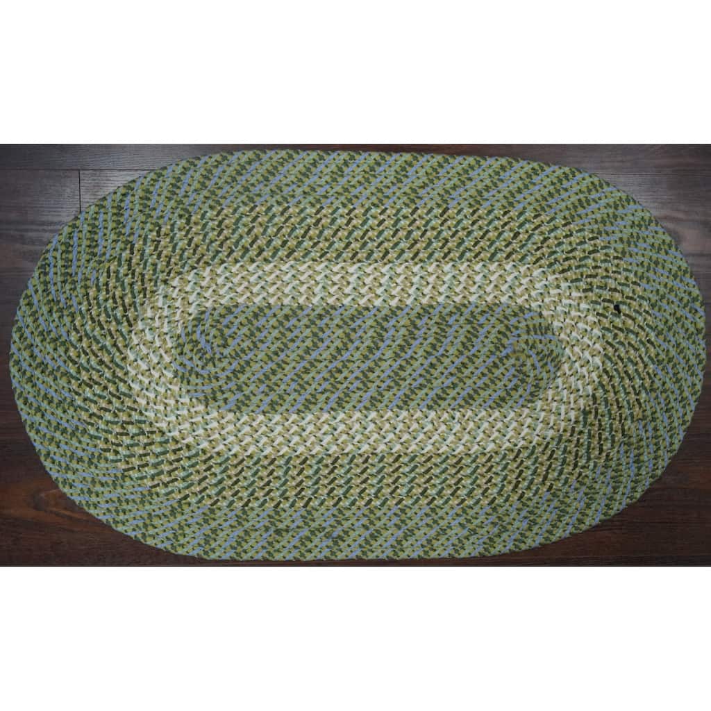 Better Trends Country Braided Reversible Indoor Area Rug