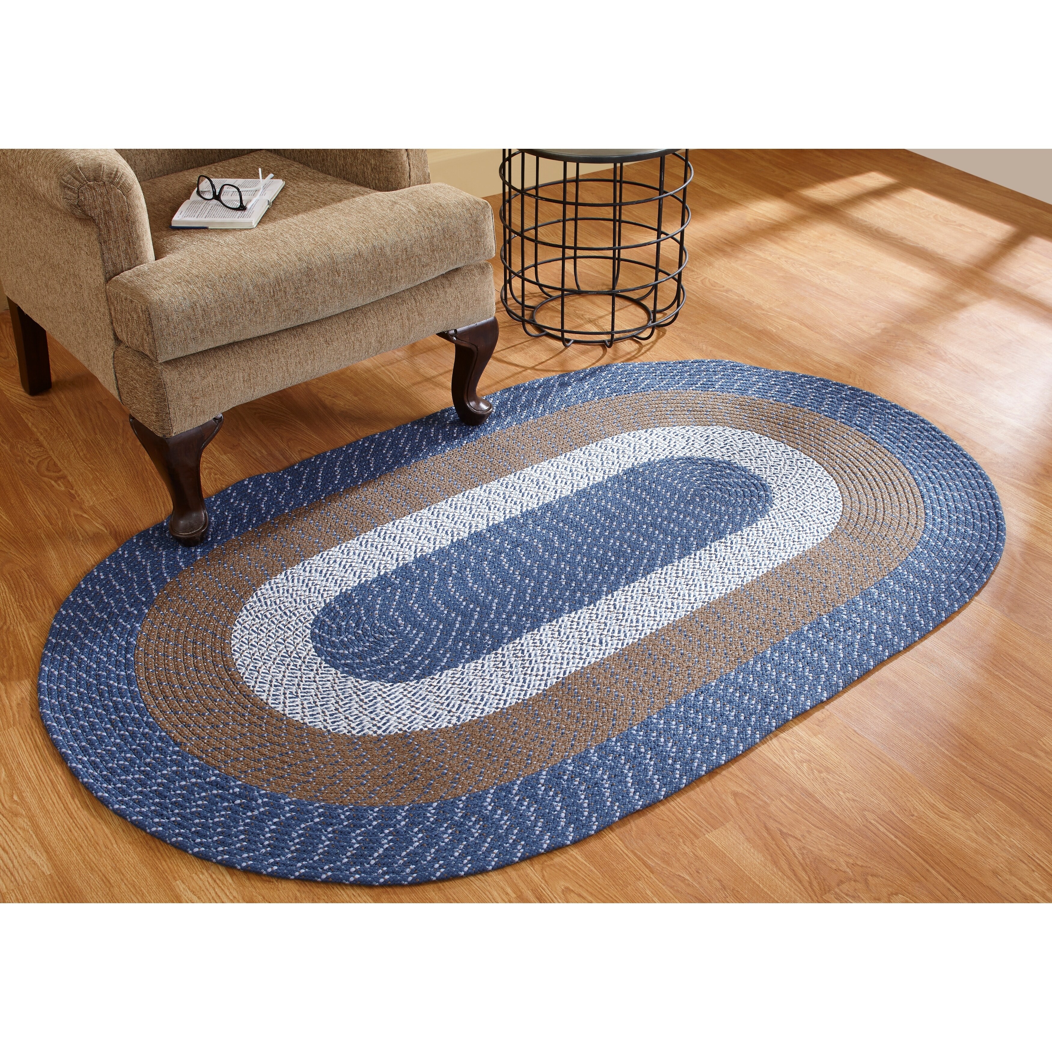 Better Trends Country Braid 3 Piece Set Reversible Indoor Area Utility Rug,  100% Polypropylene - On Sale - Bed Bath & Beyond - 31989402