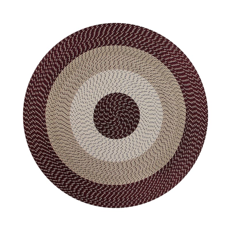 Better Trends Country Braided Reversible Indoor Area Rug