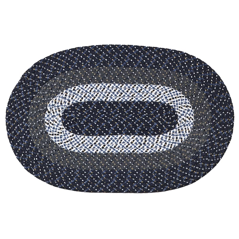 Better Trends Country Braided Reversible Indoor Area Rug