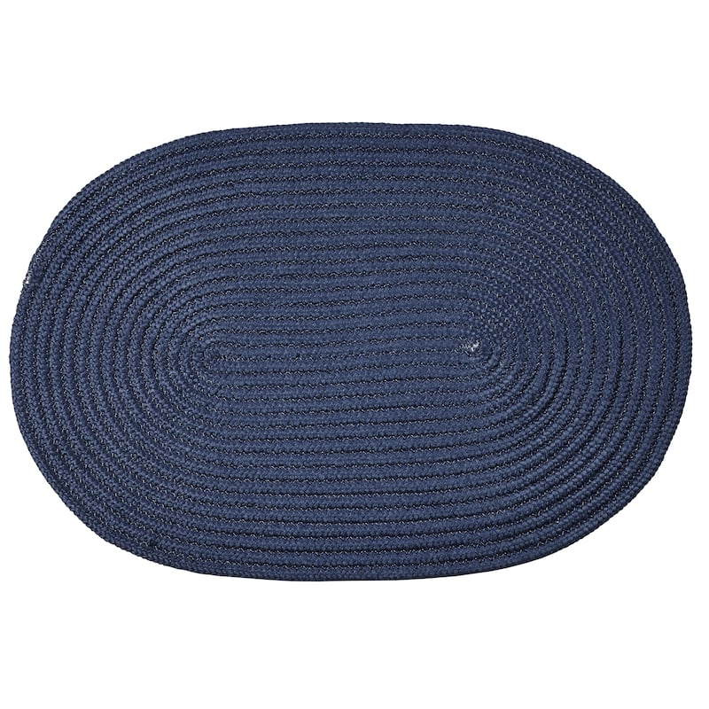 Better Trends Country Braided Reversible Indoor Area Rug