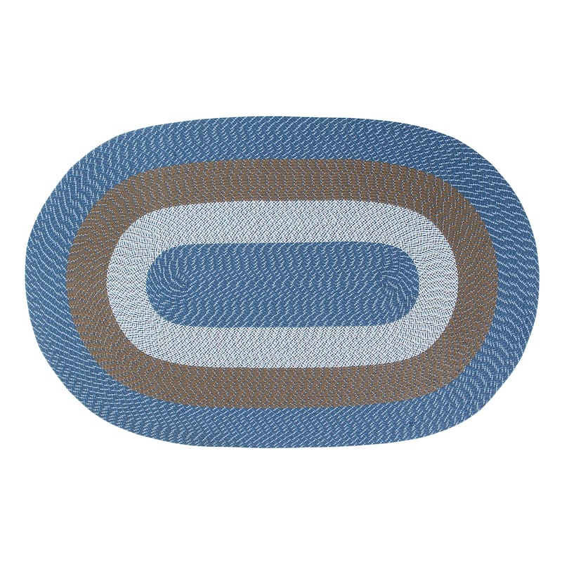 Better Trends Country Braided Reversible Indoor Area Rug