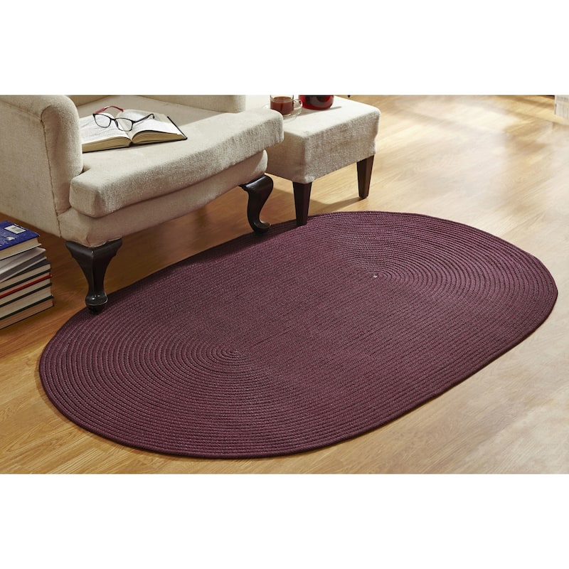 Better Trends Country Braided Reversible Indoor Area Rug