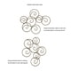 preview thumbnail 5 of 6, Carson Carrington Geometric Scrolled Circles Wall Decor