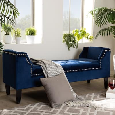Modern and Contemporary Velvet Bench
