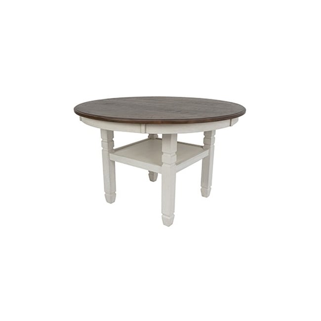 Prairie Point Cottage White 47 Inch Round Dining Table Prairie Point Cottage White 47 Inch Round Dining Table