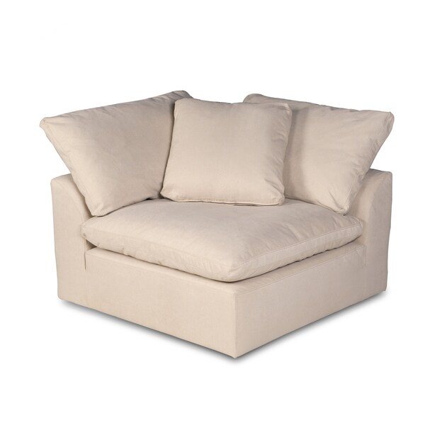 Cloud Puff Slipcovered Modular Sectional Sofa Slipcover