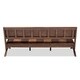 preview thumbnail 5 of 8, Baxton Studio Rustic Brown Faux Leather Sofa