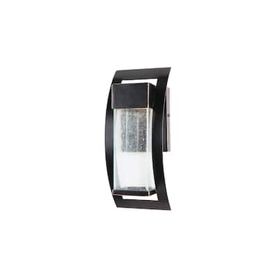 LED Light Outdoor Wall Lantern in Imperial Black