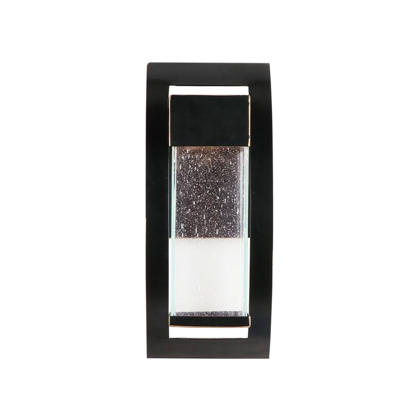 LED Light Outdoor Wall Lantern in Imperial Black