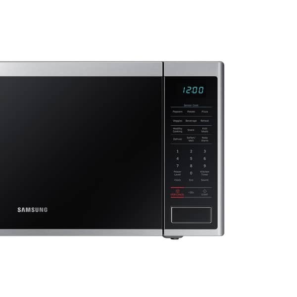 Shop Samsung 1 4 Cu Ft Countertop Microwave Black Stainless