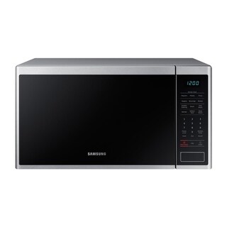 Samsung 1.4 cu.ft. Countertop Microwave (Black Stainless Steel) (Silver)