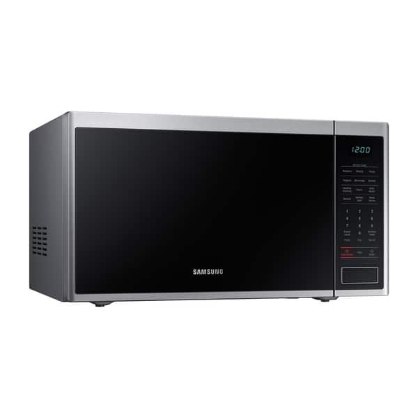 Shop Samsung 1 4 Cu Ft Countertop Microwave Black Stainless