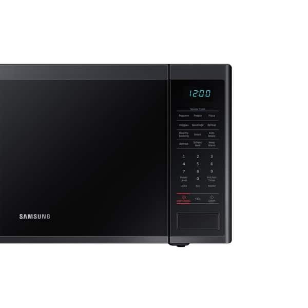 Shop Samsung 1 4 Cu Ft Countertop Microwave Black Stainless