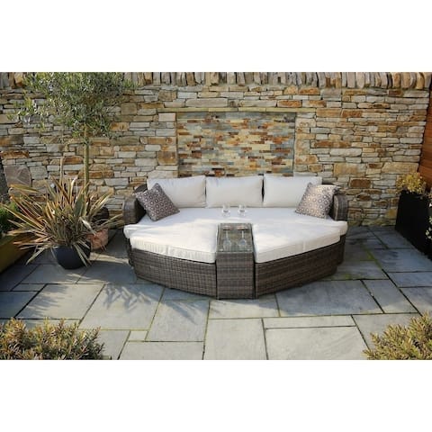 Outdoor Daybed Sofa Rattan Garden Furniture by Moda Furnishings