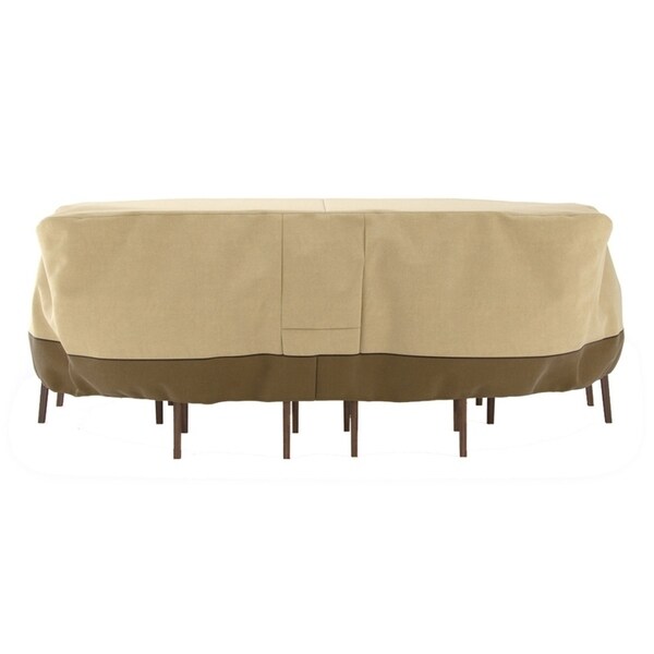 Medium Round Pebble New Veranda Patio Table Cover With Umbrella Hole Patio Garden Furniture Home Garden