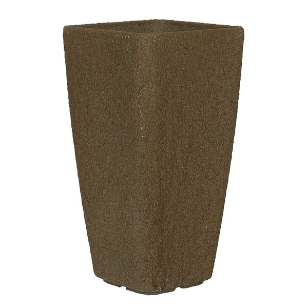 Happy Planter Planter, 15.7" x 15.7" x 29.9", Sedimentary Rock