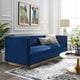 preview thumbnail 15 of 13, Silver Orchid Perez Vertical Channel Tufted Velvet Sofa