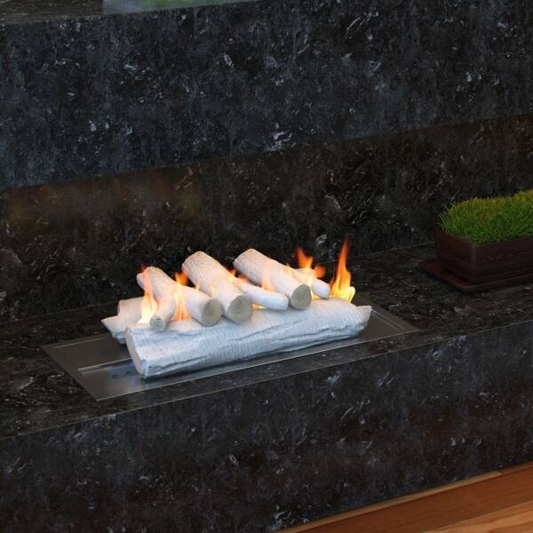 Shop Regal Flame 16 Birch Ceramic Fireplace Gas Log Set 5 Piece