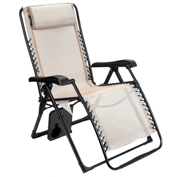 Shop Zero Gravity Lounge Chair Oversize Xl Adjustable Recliner With Headrest For Outdoor Beach Patio Pool Support 350lbs Overstock 27167908
