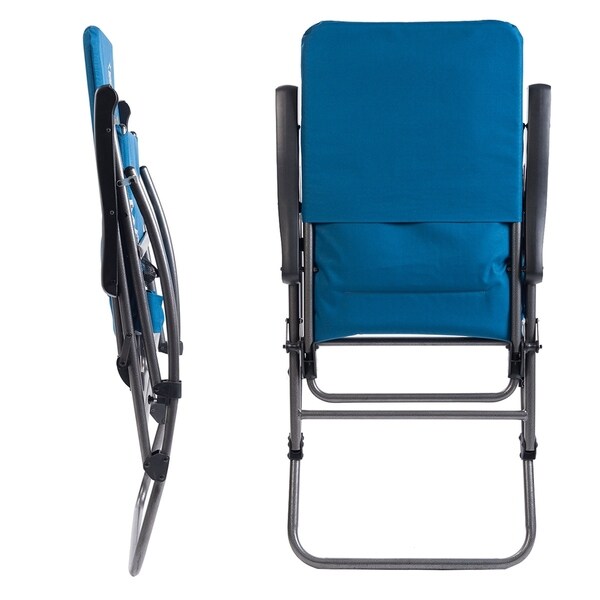 padded folding rocking chair