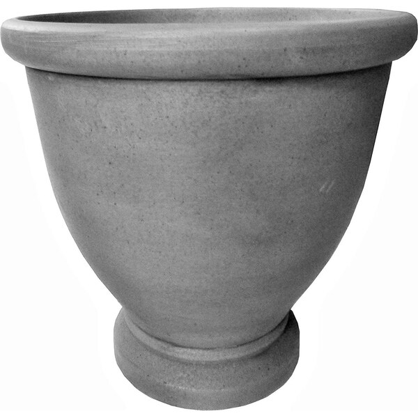 Happy Planter Planter, 15.7" x 15.7" x 15.7", Pigeon White