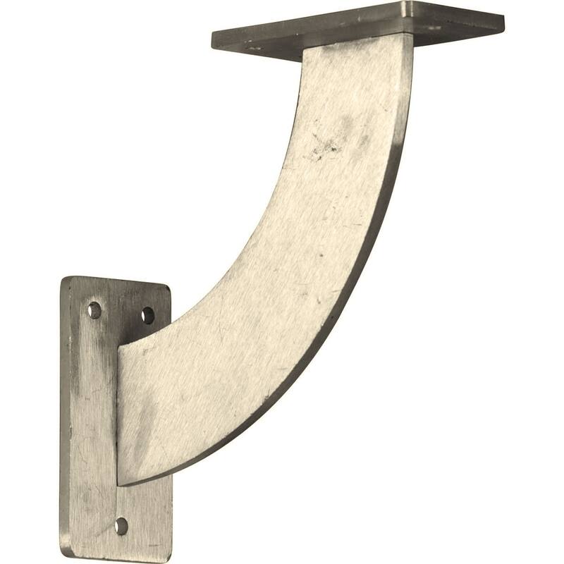 Bradford Steel Bracket - 2"W x 7"D x 7"H - Stainless Steel
