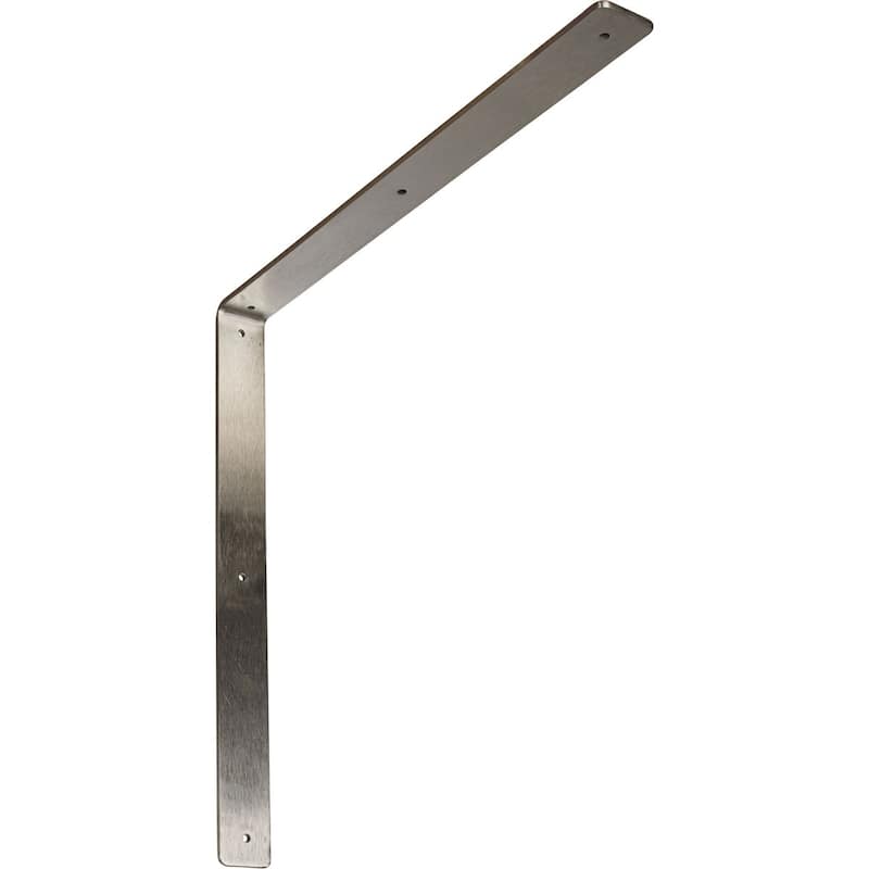 Hamilton Steel Bracket - 2"W x 20"D x 20"H - Stainless Steel