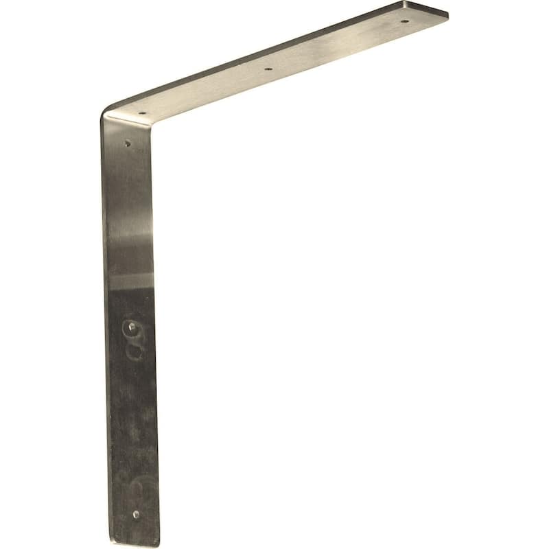 Hamilton Steel Bracket - 2"W x 14"D x 14"H - Stainless Steel