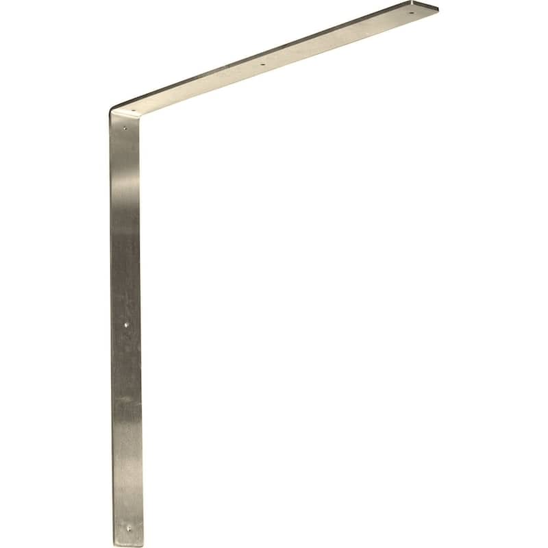Hamilton Steel Bracket - 2"W x 24"D x 24"H - Stainless Steel